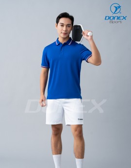 Áo thể thao nam MC-9152 xanh bích phối trắng